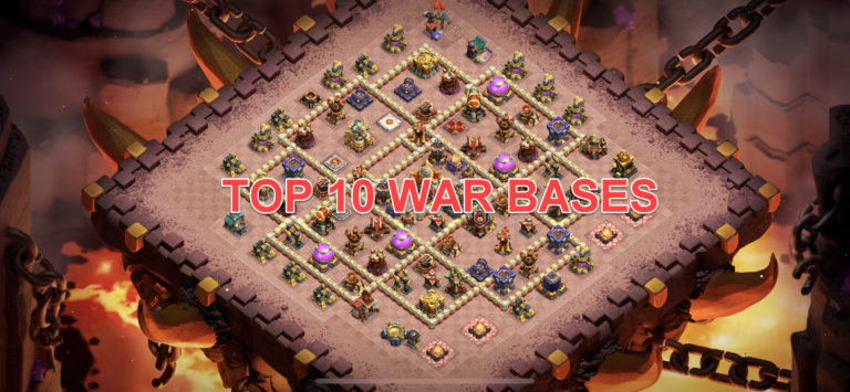 TH16 Top 10 War Bases 07/2024