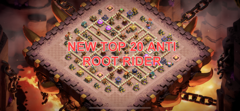 TH16 NEW TOP 20 BASES ANTI ROOT RIDER