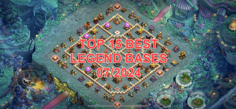 TH16 TOP 15 BEST LEGEND BASES 07/2024